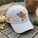 Custom Name Roller Skate Ghost Embroidered Hat
