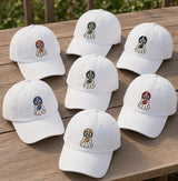 Football Ghost Embroidered Hat, Funny Halloween Football Player Dad Hat, Cute Spooky Season Baseball Cap, Game Day Gift Football Mom