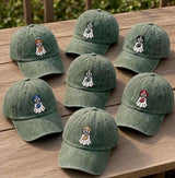 Football Ghost Embroidered Hat, Funny Halloween Football Player Dad Hat, Cute Spooky Season Baseball Cap, Game Day Gift Football Mom
