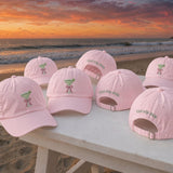 Personalized Cocktail Embroidered Hat, Custom Bachelorette Baseball Cap, Matching Party Gift