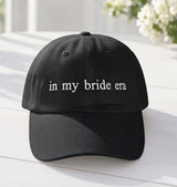 In My Bride Era Embroidered Hat, In My Groom Era Cap, Matching Wedding Couple Hat, Bridal Shower Gift, Engagement Party Accessory