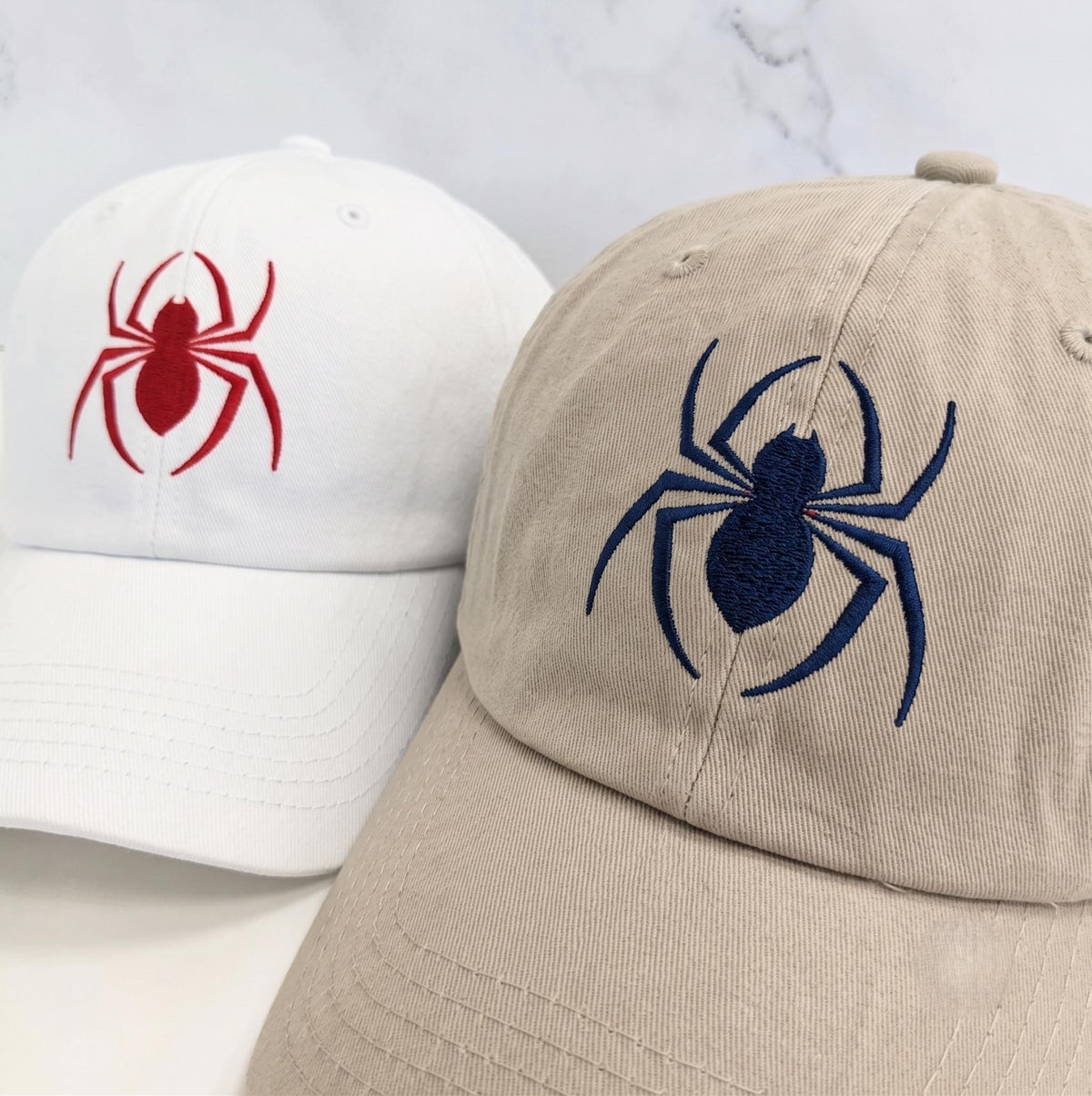 Minimalist Spider Embroidered Hat, Cute Insect Baseball Cap, Nature Lover Gift, Unisex Dad Hat, Casual Graphic Cap
