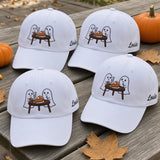 Custom Name Ghost Eating Pumpkin Pie Hat