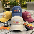 Custom Name It's Giving Thanks Hat, Embroidered Thanksgiving Food Washed Cotton Dad Hat, Cute Fall Season Baseball Cap, Autumn Gift For Her