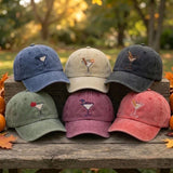 Custom Halloween Cocktail Embroidered Hat, Spooky Martini Dad Hat, Cute Witchy Drink White Baseball Cap, Fall Season Girls Trip Party Gift