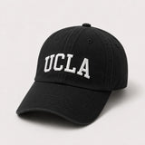 Custom Varsity Letter Embroidered Hat, University Mascot Baseball Cap, Collegiate Style Headwear, School Spirit Gift For Students