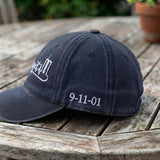 Never Forget Skyline Embroidered Hat, 9/11 Memorial Baseball Cap, Patriotic Tribute Headwear, Remembrance Gift, Unisex Tribute Accessory