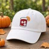 Custom Cocktail Embroidered Hat, Espresso Martini Aperol Spritz Dad Hat, Vintage Washed Cotton Drink Baseball Cap, Bachelorette Party Gift