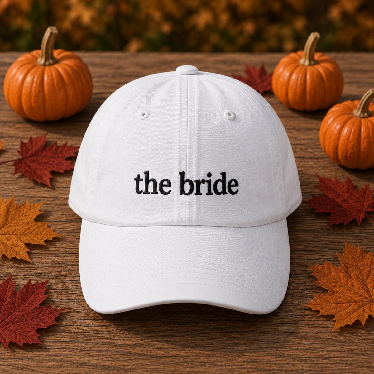 The Bride And The Coven Bachelorette Group Embroidered Hat, Til Death Do Us Party Halloween Favors, Gothic Bride Cap, Skeleton Accessory