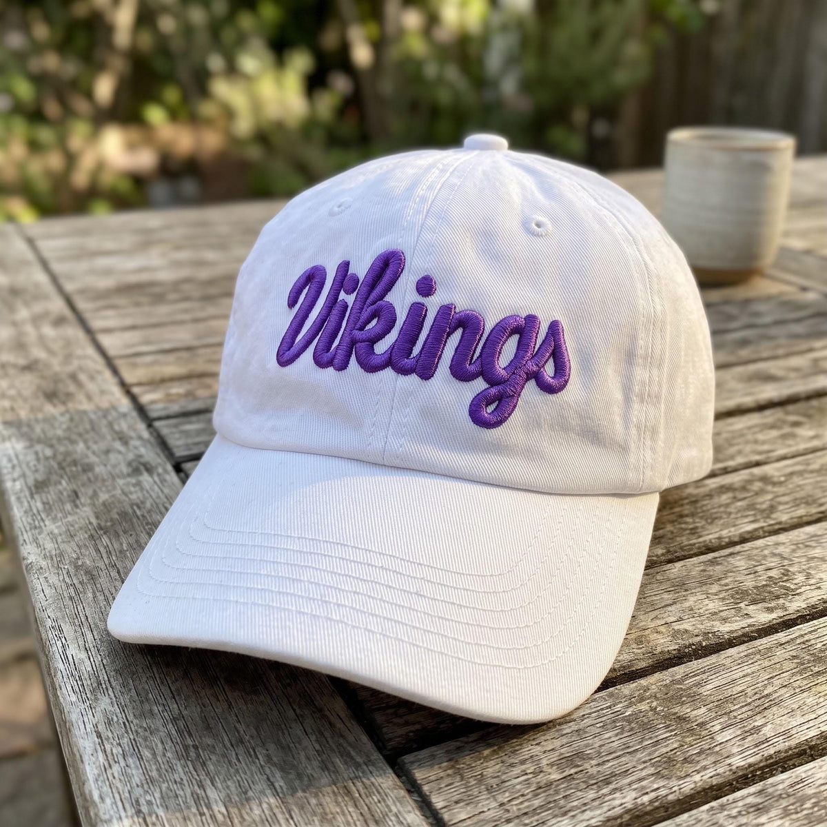 Custom Puff Embroidered Team Hat, 3D Script Mascot Dad Hat, Personalized Game Day Baseball Cap, Distressed Vintage School Spirit Gift