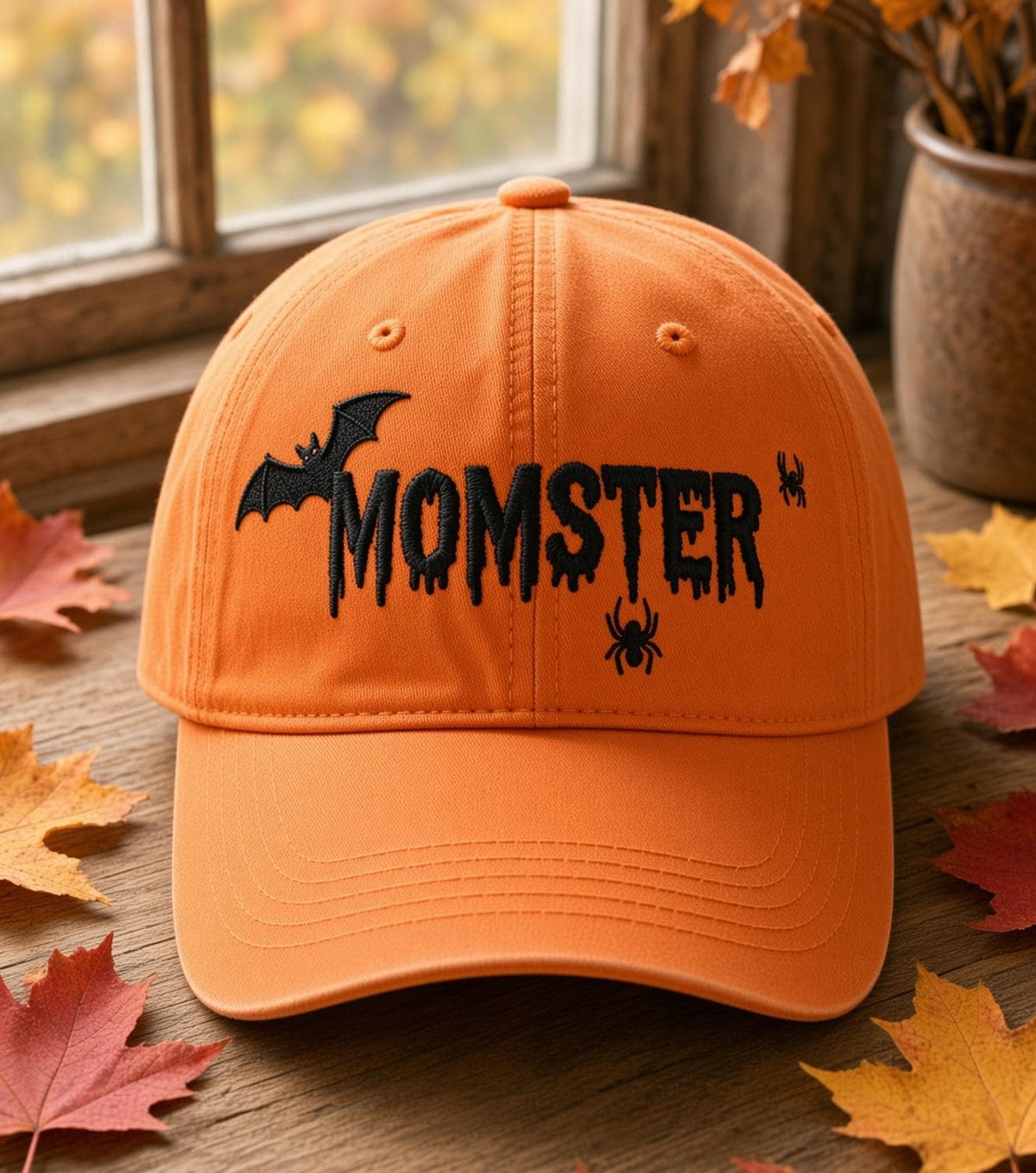 Momster & Dadcula Embroidered Hat - Funny Halloween Couples Matching Cap