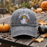 Pittsburgh Football Ghost Embroidered Baseball Cap