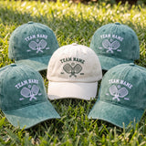 Custom Embroidered Pickleball Hat - Personalized Team Name Baseball Cap