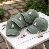 Custom Reading Ghost Embroidered Hat, Book Lover Halloween Dad Hat, Personalized Fall Vintage Baseball Cap, Spooky Season Bookish Gifts