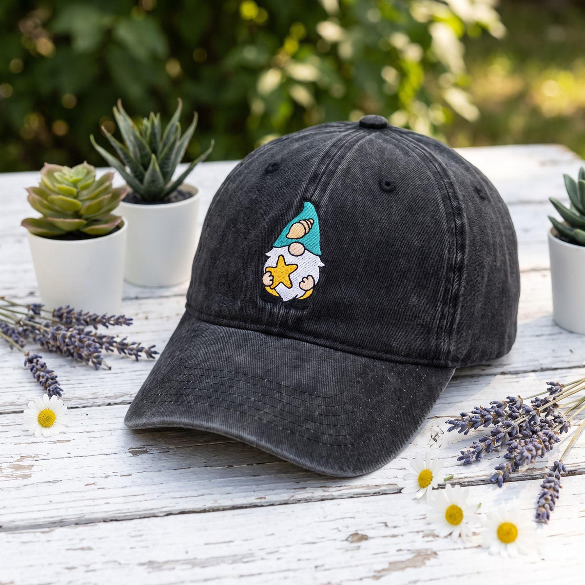 Custom Gnome Embroidered Hat, Summer Gnome Dad Hat, Gnome Crew Baseball Cap, Personalized Vacation Cap, Matching Beach Trip Gifts
