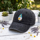 Custom Gnome Embroidered Hat, Summer Gnome Dad Hat, Gnome Crew Baseball Cap, Personalized Vacation Cap, Matching Beach Trip Gifts