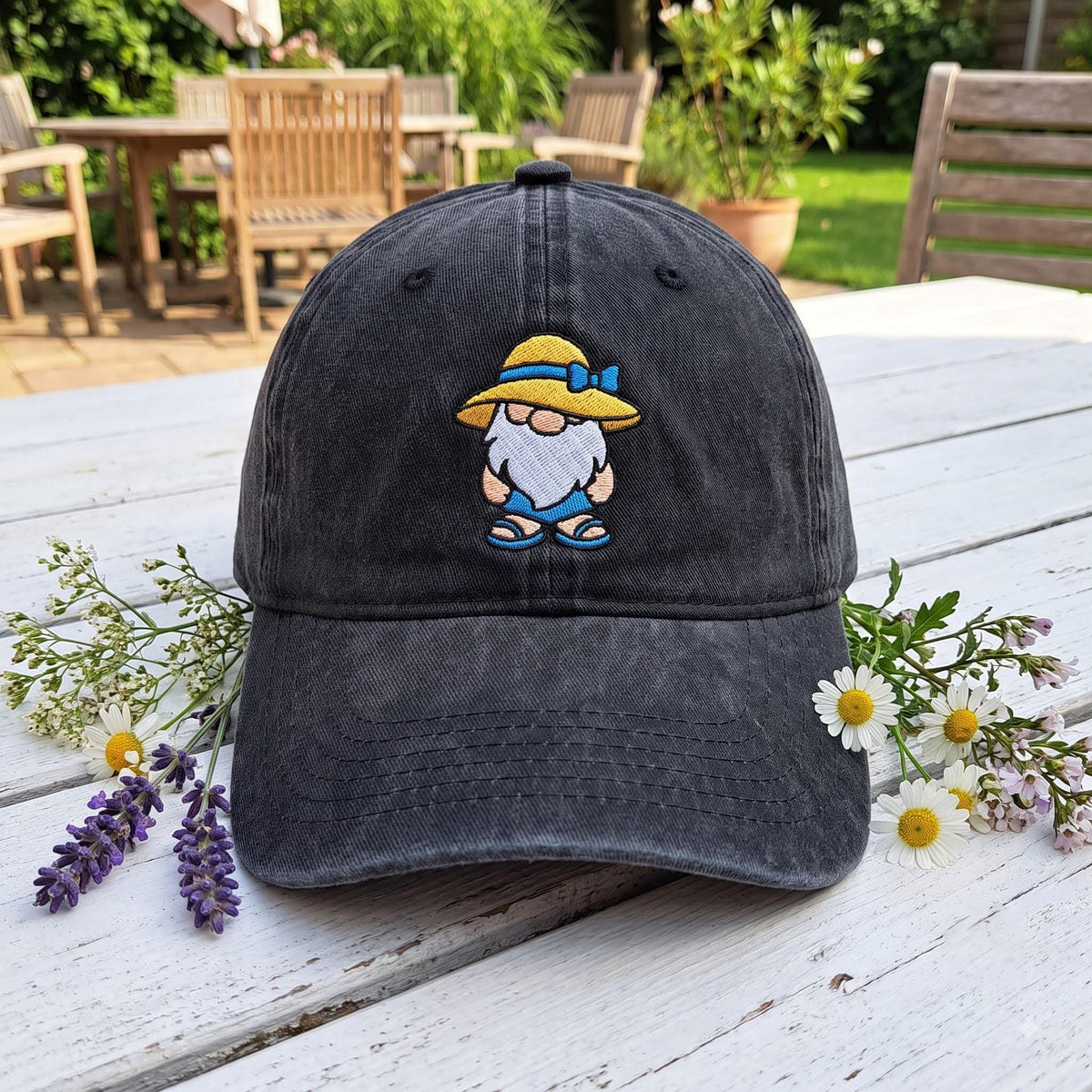 Custom Gnome Embroidered Hat, Summer Gnome Dad Hat, Gnome Crew Baseball Cap, Personalized Vacation Cap, Matching Beach Trip Gifts