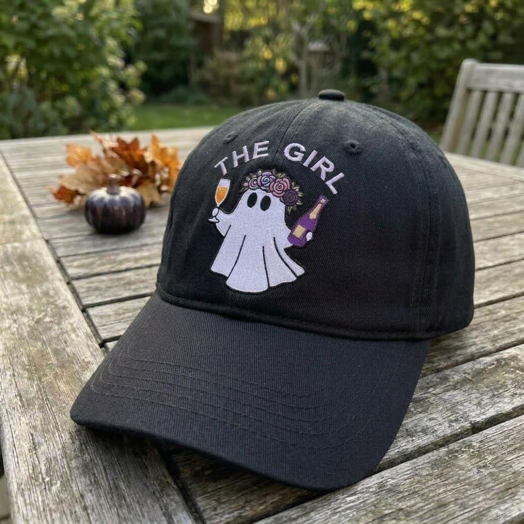 Custom Ghost Embroidered Dad Hat, Bachelorette Party Gift