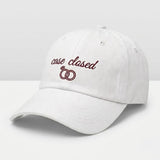 Custom Funny Quote Embroidered Hat - Case Closed Bachelorette Party Cap