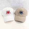 Minimalist Spider Embroidered Hat, Cute Insect Baseball Cap, Nature Lover Gift, Unisex Dad Hat, Casual Graphic Cap