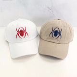 Minimalist Spider Embroidered Hat, Cute Insect Baseball Cap, Nature Lover Gift, Unisex Dad Hat, Casual Graphic Cap