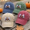Custom Name Ghost Eating Pumpkin Pie Hat