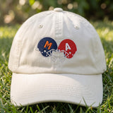 Custom Embroidered Football Helmet Hat Personalized Dad Cap