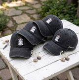 Custom Reading Ghost Embroidered Hat, Book Lover Halloween Dad Hat, Personalized Fall Vintage Baseball Cap, Spooky Season Bookish Gifts
