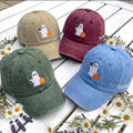 Custom Ghost Cocktail Embroidered Hat - Halloween Pumpkin Baseball Cap