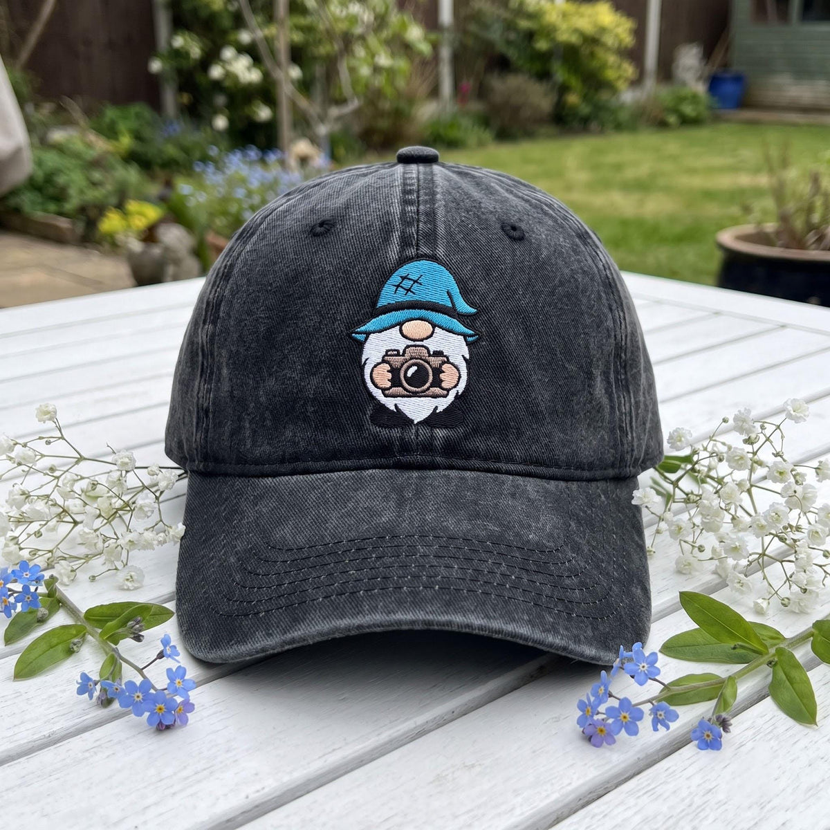 Custom Gnome Embroidered Hat, Summer Gnome Dad Hat, Gnome Crew Baseball Cap, Personalized Vacation Cap, Matching Beach Trip Gifts