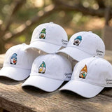 Custom Gnome Embroidered Hat, Summer Gnome Dad Hat, Gnome Crew Baseball Cap, Personalized Vacation Cap, Matching Beach Trip Gifts