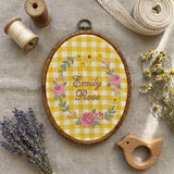 Personalized Floral Baby Name Sign, Rose Wreath Embroidery Hoop Art, Custom Nursery Wall Decor, Baby Girl Christmas Gift