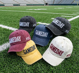 Custom Gameday Embroidered Hat, Sports Fan Cap, Baseball Dad Hat, Football Season Apparel, Tailgate Party Gift, Stadium Game Day Accessory
