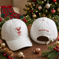 The Bach Club Christmas Martini Embroidered Hat, Holiday Cocktail Bachelorette Party Baseball Cap