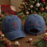 The Bach Club Christmas Martini Embroidered Hat, Holiday Cocktail Bachelorette Party Baseball Cap