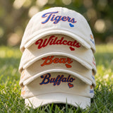 Embroidered Sunglasses Mascot Baseball Cap - Custom Name Washed Cotton Dad Hat