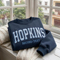 Custom Mascot Applique Embroidered Sweatshirt, Personalized Varsity Letter Crewneck