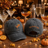 The Bach Club Pumpkin Cocktail Washed Baseball Cap, Bachelorette Fall Embroidered Dad Hat