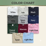 Custom Embroidered Christmas Tree Family Hoodie, Personalized Name & Year Matching Holiday Gift