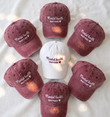 Mental Health Awareness Embroidered Hat, Minimalist Wellness Baseball Cap, Self Care Gift