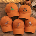 Dachshund Halloween Embroidered Hat, Cute Wiener Dog Baseball Cap, Dog Lover Gift