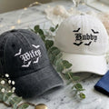 Matching Gothic Couple Embroidered Hats, Halloween Husband Wife Baseball Caps, Wedding Gift