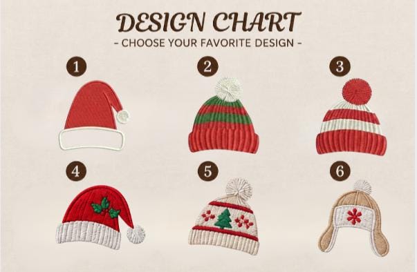 Custom Name Santa Hat Christmas Sweatshirt, Personalized Family Matching Xmas Crewneck