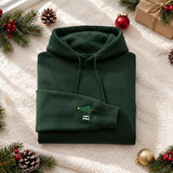 Personalized Couple Pine Tree Christmas Hoodie, Custom Initial Matching Sweatshirt