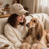 Custom Embroidered Afghan Hound Est Year Hat – Elegant Sighthound Face Baseball Cap, Washed Cotton Gift for Afghan Hound Lovers