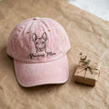 Custom Embroidered Africanis Mom Hat – Athletic South African Landrace Face Baseball Cap, Washed Cotton Gift for Dog Moms