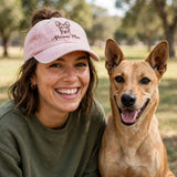 Custom Embroidered Africanis Mom Hat – Athletic South African Landrace Face Baseball Cap, Washed Cotton Gift for Dog Moms