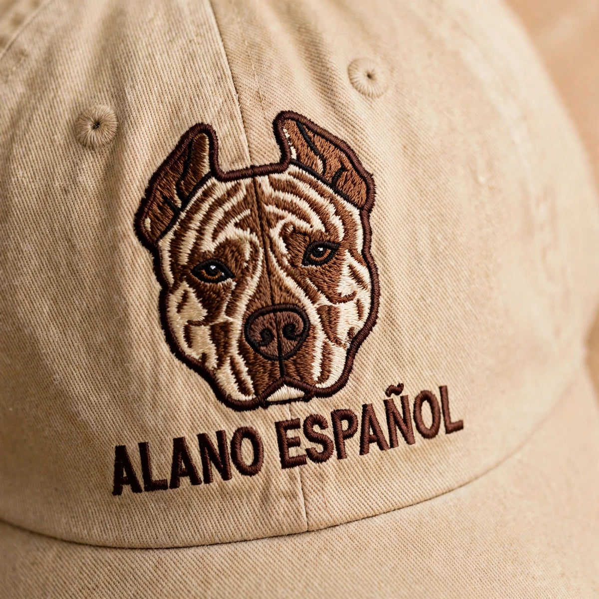 Alano Español Dog Hat, Custom Embroidered Spanish Alano Face Baseball Cap, Gift for Dog Lovers