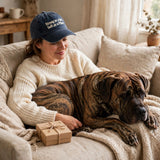 Funny Gift for Alano Owners, Strong as a Bull Soft as a Pillow Embroidered Cap