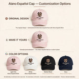 Alano Español Mom Gift, Personalized Spanish Alano Dog Mom Embroidered Cap